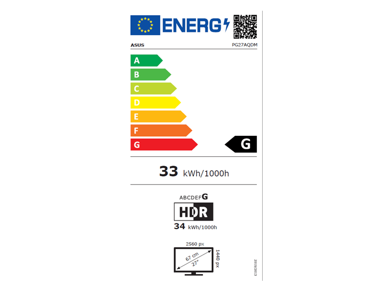 Asus PG27AQDM ROG Swift 26,5