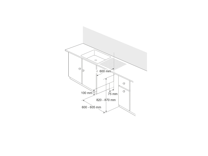 LG DB325TXS Beépíthető mosogatógép