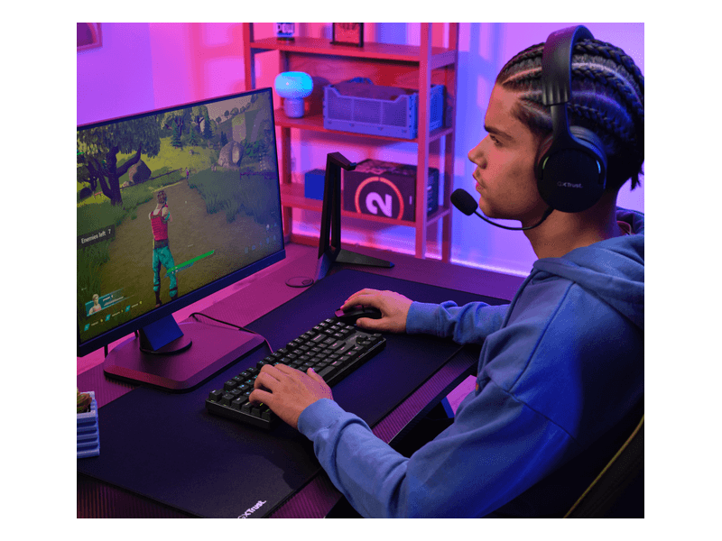 Trust GXT 864 Cada Compact TKL Mechanikus billentyűzet (25724)