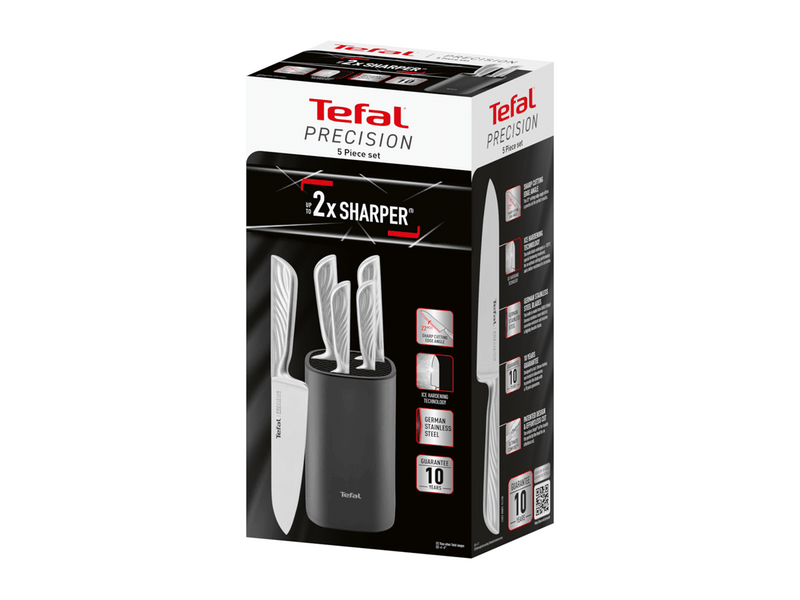Tefal Precision késkészlet, 4 db+késtartó (K289S555)