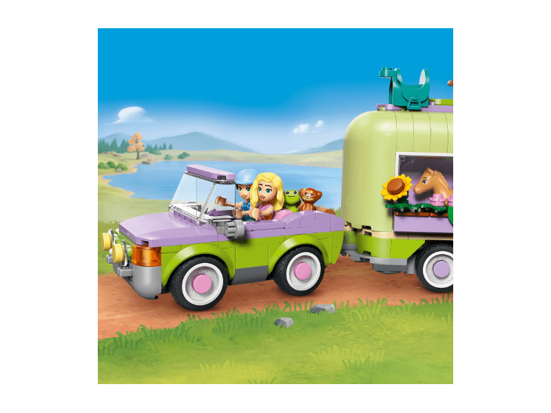 LEGO® Friends Ló és csikószállító utánfutó (42695)