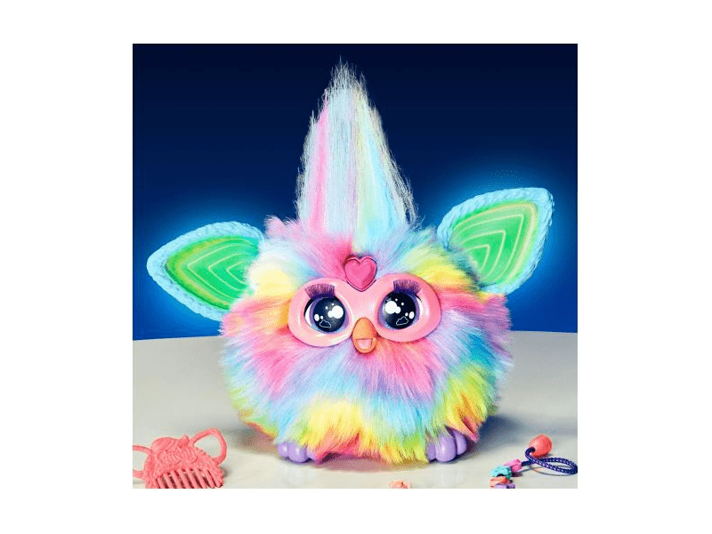 Hasbro Furby tie dye angol nyelvű interaktív figura (F8900)