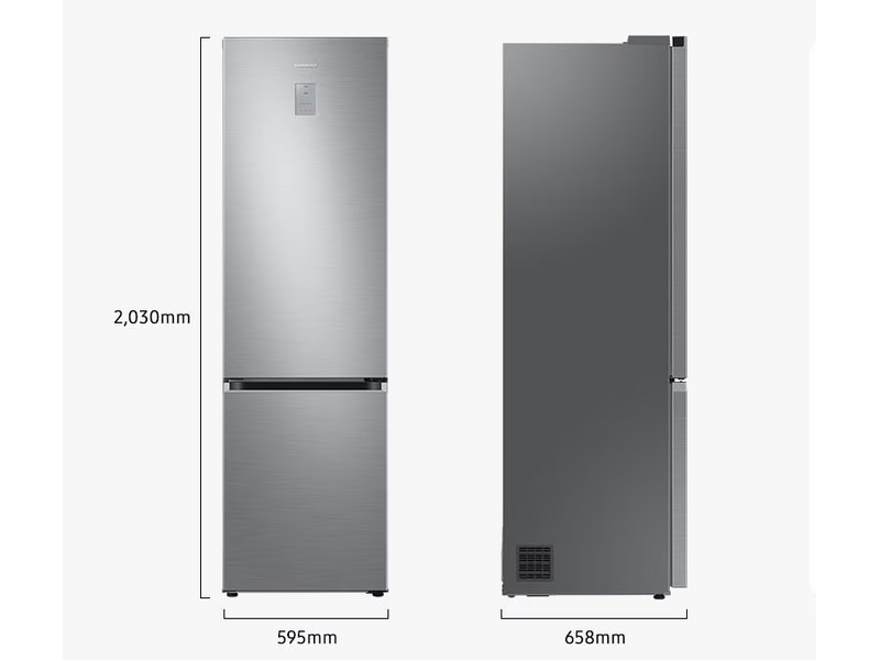 Samsung RB34C670DWW/EF Alulfagyasztós kombinált hűtőszekrény