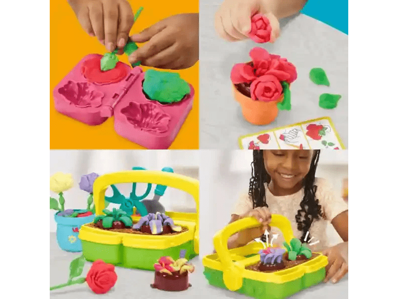 Play-Doh: Virágoskert gyurma játékkészlet (G0492)