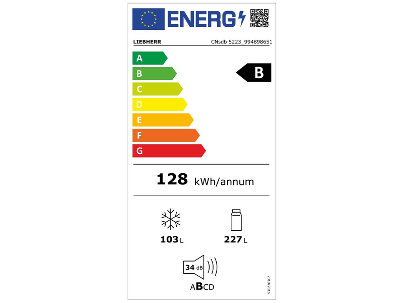 Liebherr CNsdb 5223 Alulfagyasztós hűtőszekrény