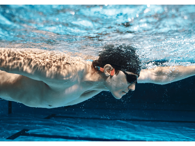 Shokz OpenSwim Pro BT,MP3 headset, RD