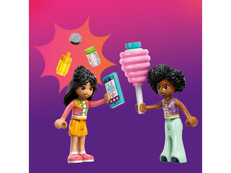 LEGO® Friends Vattacukorárus pult és robogó (42643)