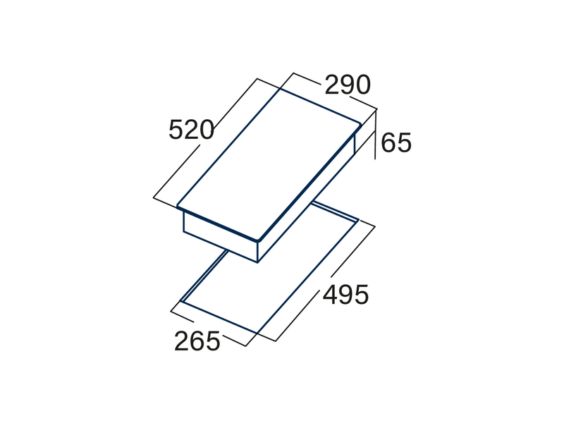 Cata ISB-3102 BK/A Beépíthető domino indukciós főzőlap