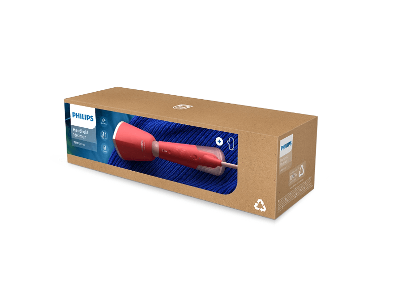 Philips STH5020/40 5000 Series Kézi gőzölő, narancssárga-piros