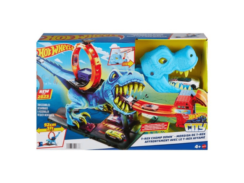 Hot Wheels City: T-Rex hurok pályaszett (HKX42)