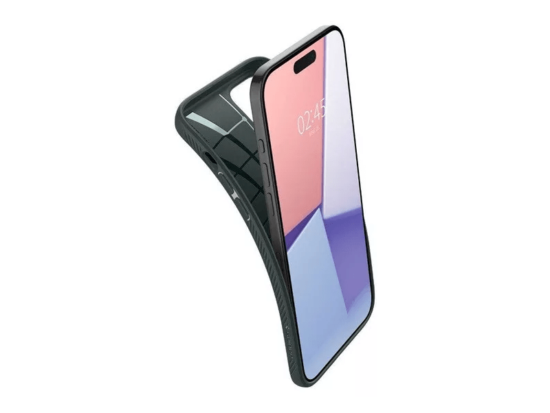 Spigen ACS07990 iPhone 16 Pro Max Szilikon tok, zöld