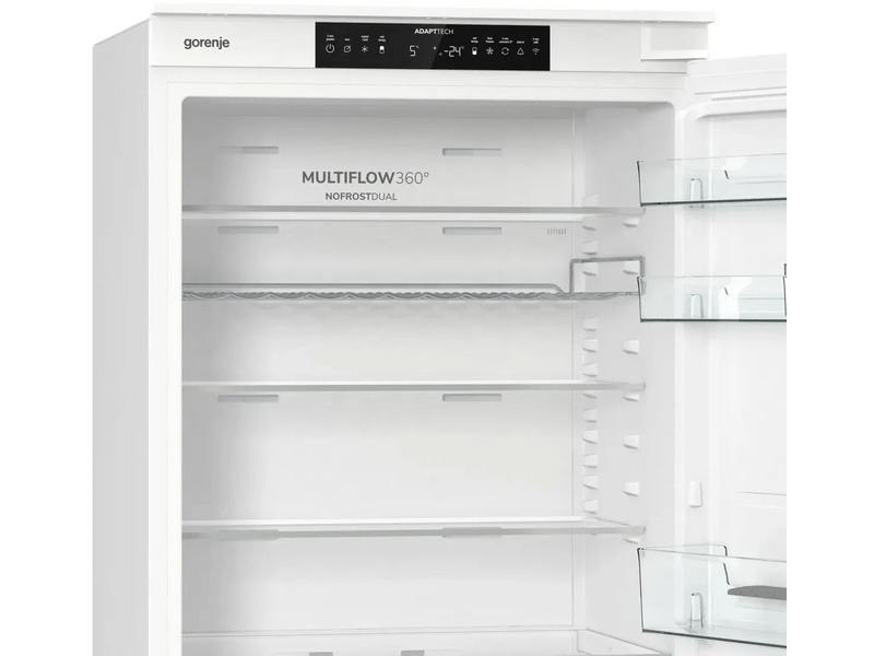 Gorenje NRKI619D61WFE Beépíthető kombinált hűtőszekrény
