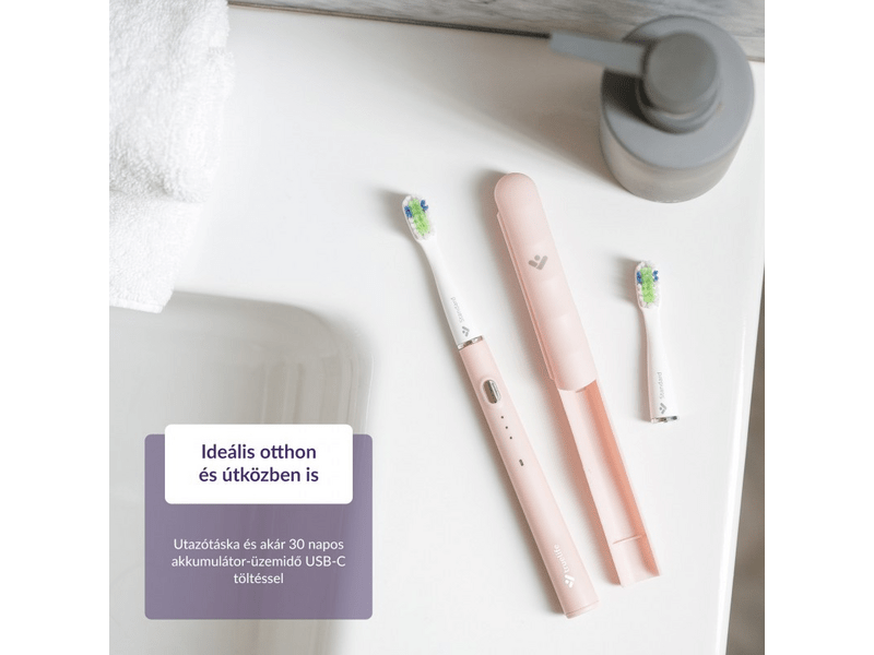TrueLife SonicBrush Slim20 Fogkefe, rózsaszín (ATMSLIM20PA)