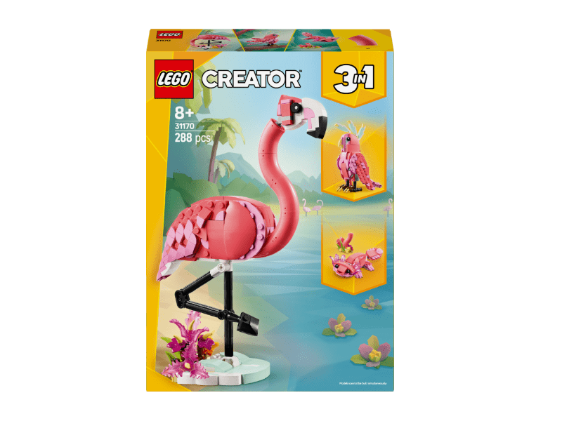 LEGO® Creator Vadállatok: rózsaszín flamingó (31170)