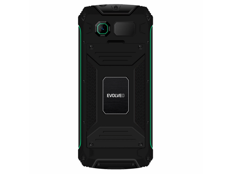 Evolveo StrongPhone W4 Mobiltelefon, fekete/zöld