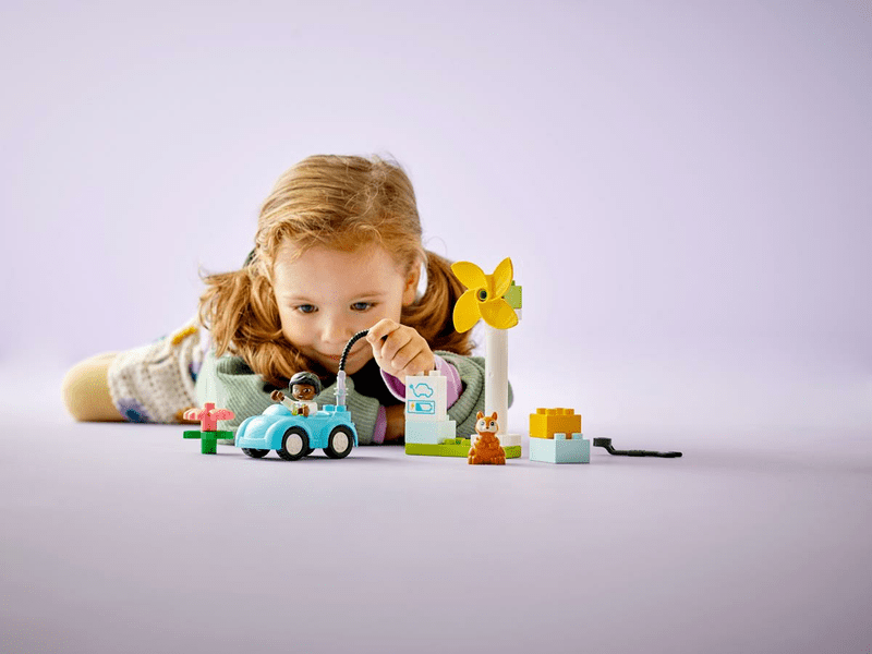LEGO DUPLO Szélturbina és elektr autó