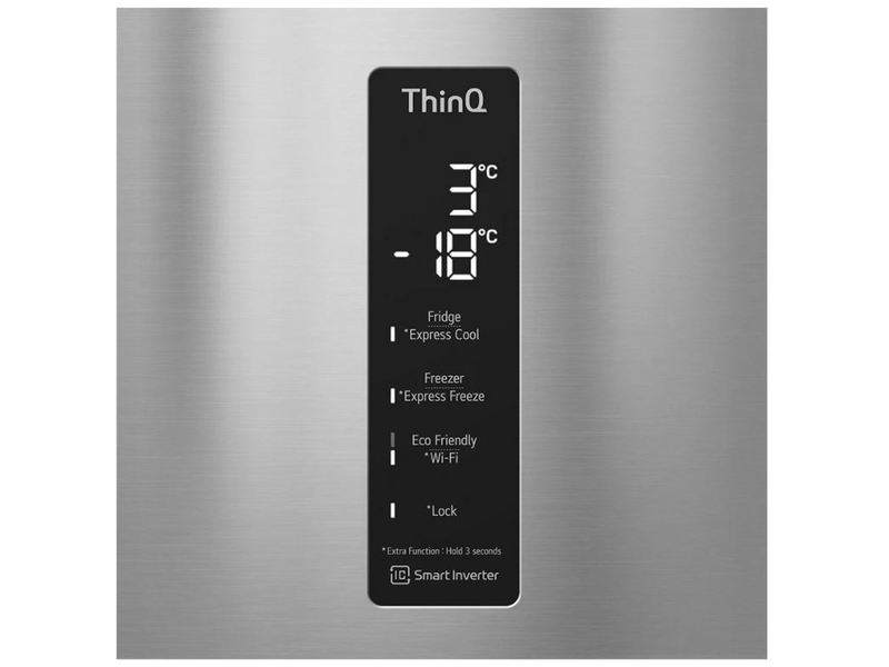 LG GBB566PZHMN Alulfagyasztós kombinált hűtőszekrény