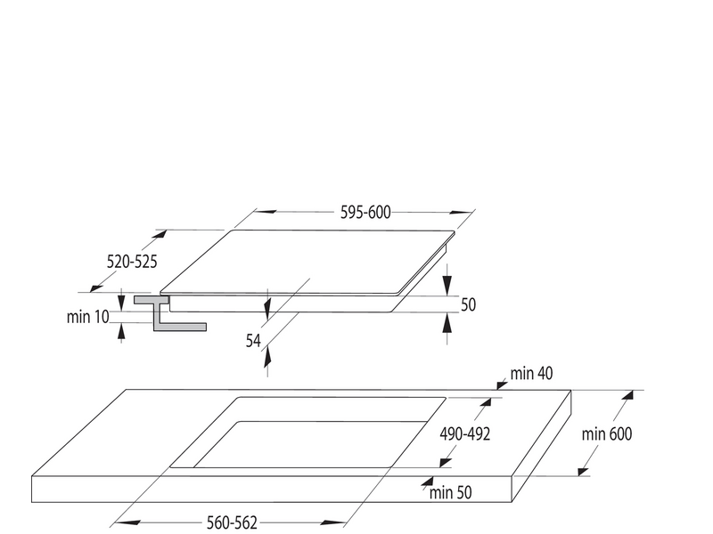 Gorenje GI6442BSCWF Indukciós főzőlap