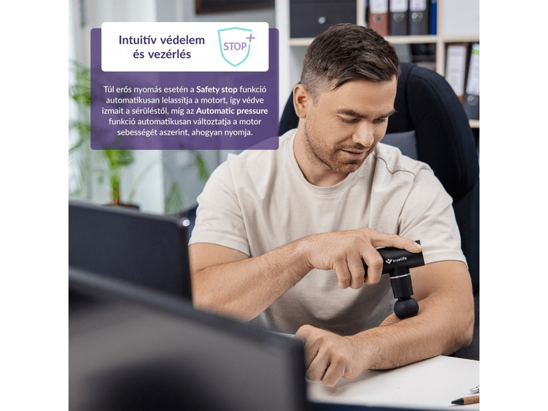 Masszázspisztoly metal