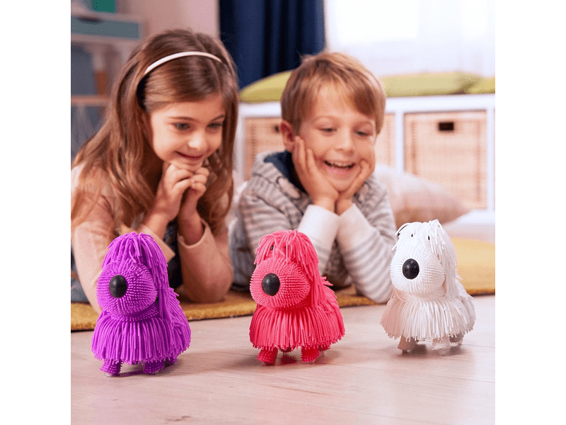 Eolo JIggly Pets Riszáló Állatok, kutya, pink (WD188-PI)