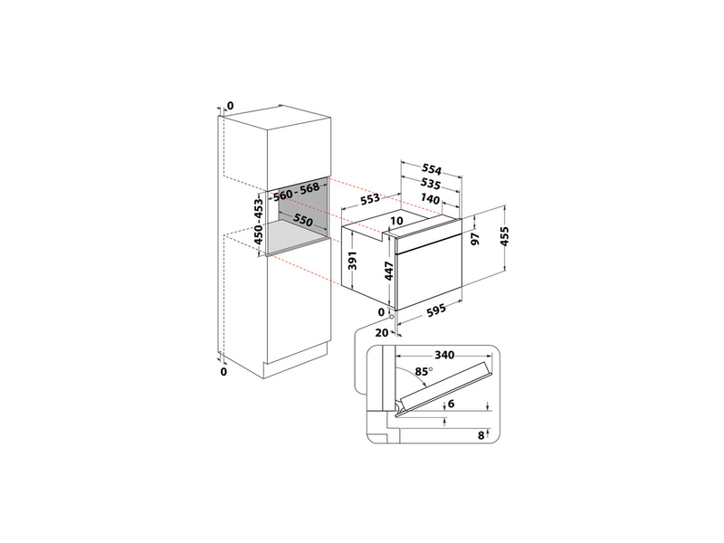 Beép.Mikró 1000W 40L Crisp/Grill inox