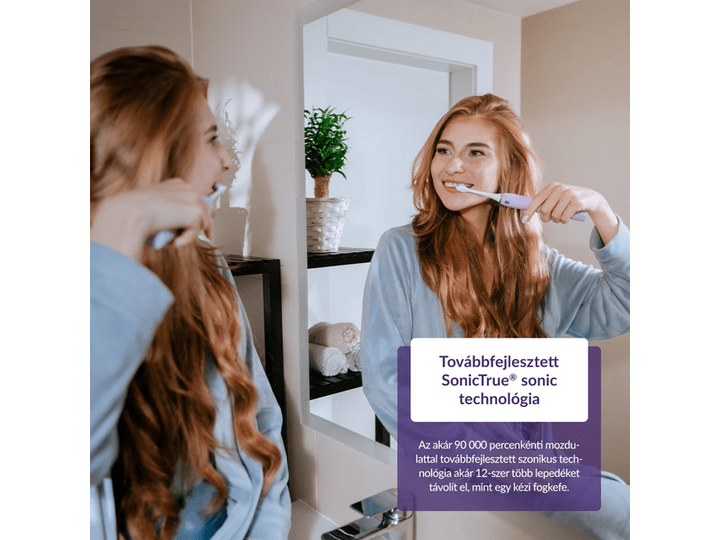 TrueLife SonicBrush Clean70 UV Lavender Elektromos fogkefe