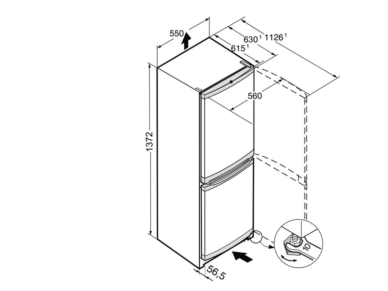 Liebherr CUELE231 Alulfagyasztós hűtőszekrény