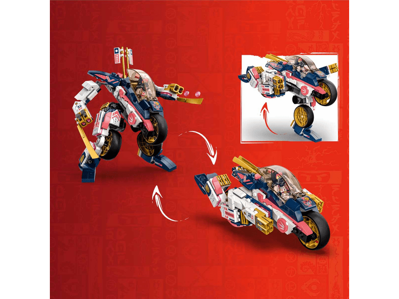 LEGO® Ninjago Sora átalakítható robot versenymotorja (71792)