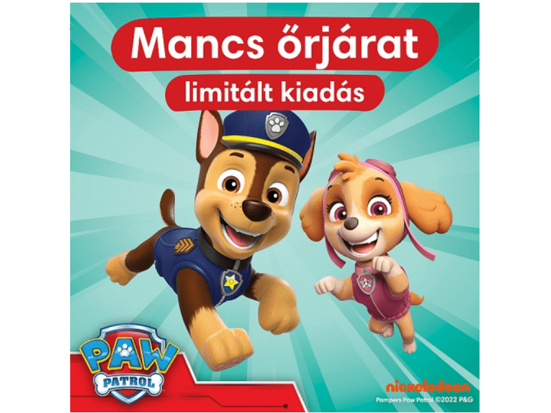 Pampers Pants Paw Patrol, Méret: 5, 66 db Pelenka