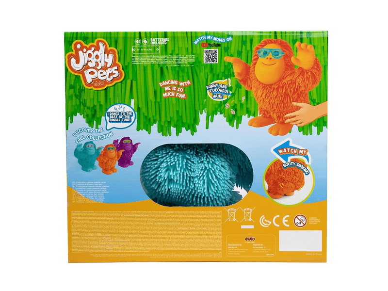 Eolo JIggly Pets Riszáló Állatok, Tantan az orangután, kék (JP008-BL)