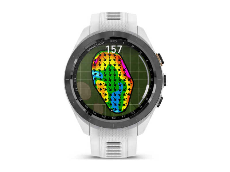 Garmin Approach S70 (42mm) Okosóra, fekete/fehér (010-02746-10)