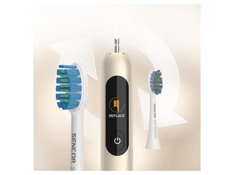 Sencor SOC 5011GD Inteligentna sonična četkica za zube, zlatna