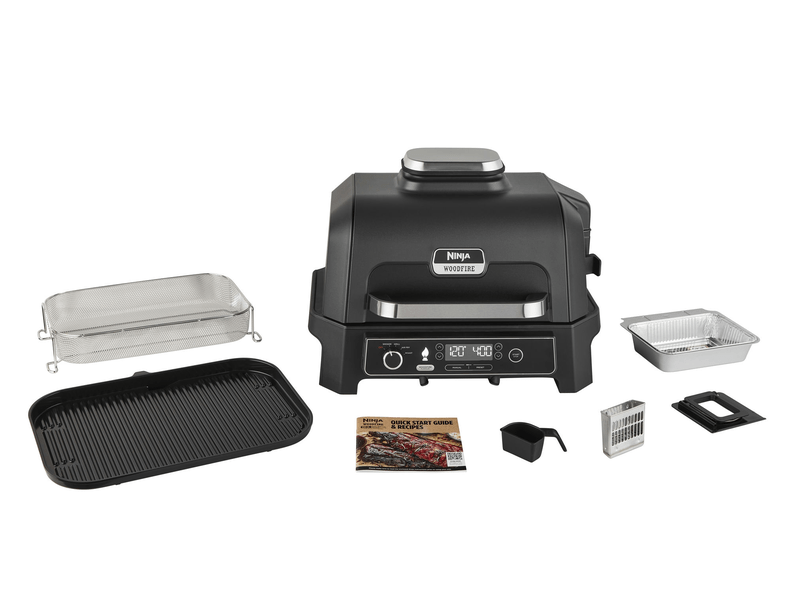 Woodfire Pro XL,kültéri grill,fekete