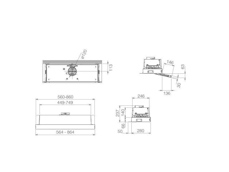 Elica CIAK 2.0 S SGR/A/90 Páraelszívó (PRF0181903)