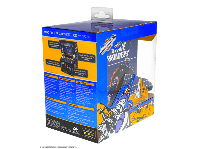 My Arcade Space Invaders Micro Player Retro Játékkonzol (DGUNL-3279)
