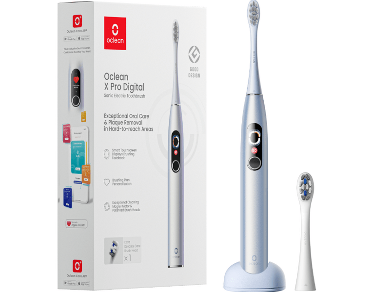 Oclean X Pro Digital Elektromos fogkefe, ezüst