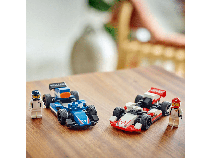 LEGO® City F1®-es Williams Racing és Haas F1® versenyautók (60464)
