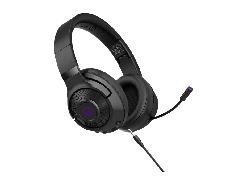 Lorgar Noah 702 Gaming Headset, fekete