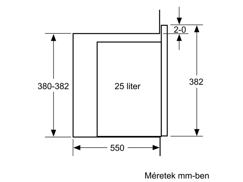 Bosch BFL553MS0 Beépíthető mikrohullámú sütő, inox