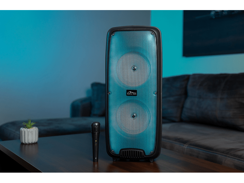 Mtech KARAOKE FLAMEZILLA MT3178 Hordozható hangszóró