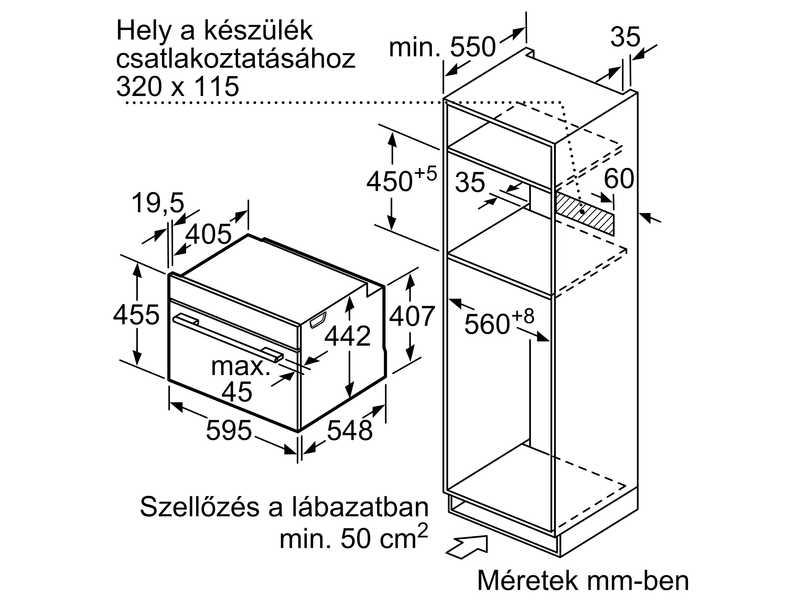 Bosch HRG6769S6 Beépíthető sütő+ Bosch PVS645FB5E Beépíthető indukciós főzőlap+ Bosch CMG656BS1 Beépíthető sütő mikrohullám funkcióval