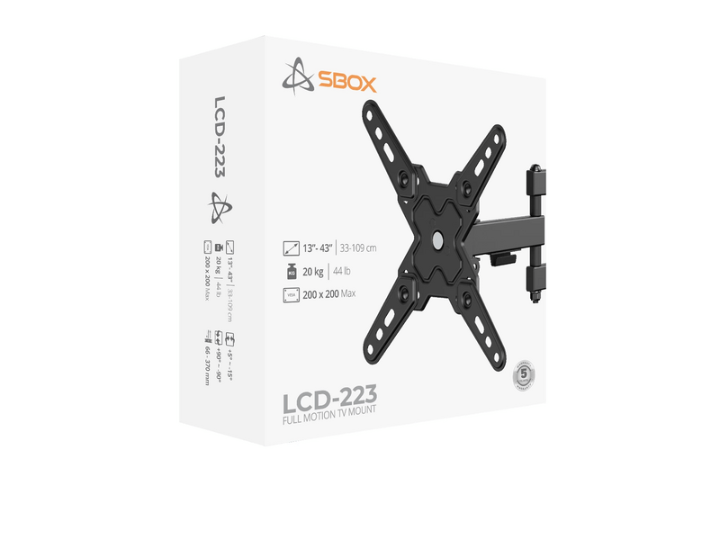 Sbox LCD-223-2 Zidni nosač