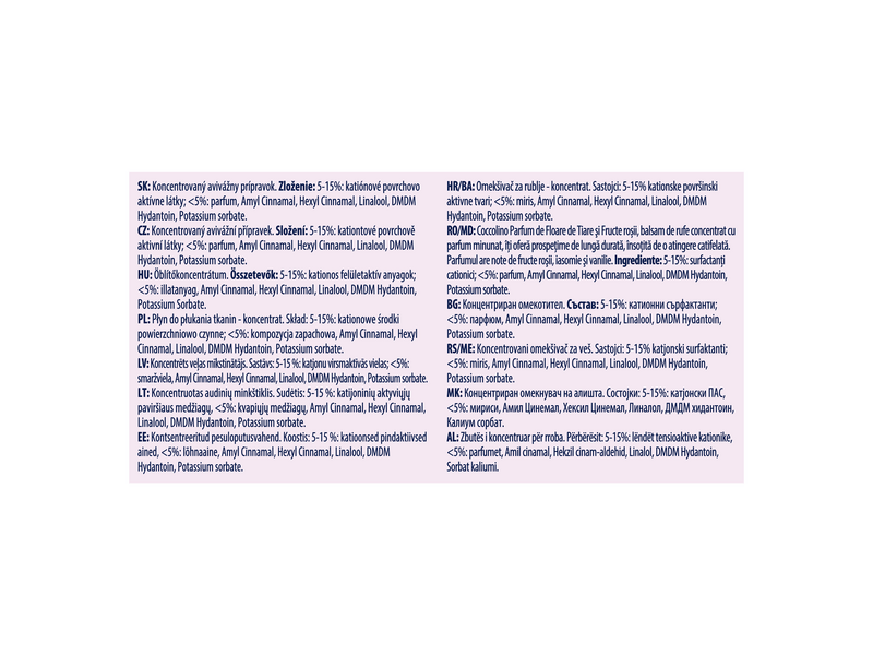 Coccolino Tiare Flower & Red Fruits öblítő, 1450 ml