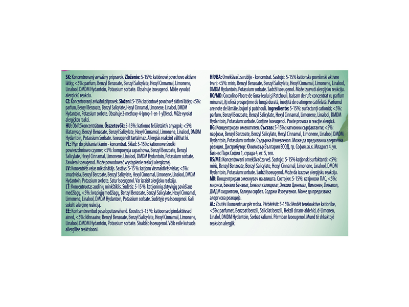 Coccolino Snapdragon & Patchouli öblítő, 1450ml