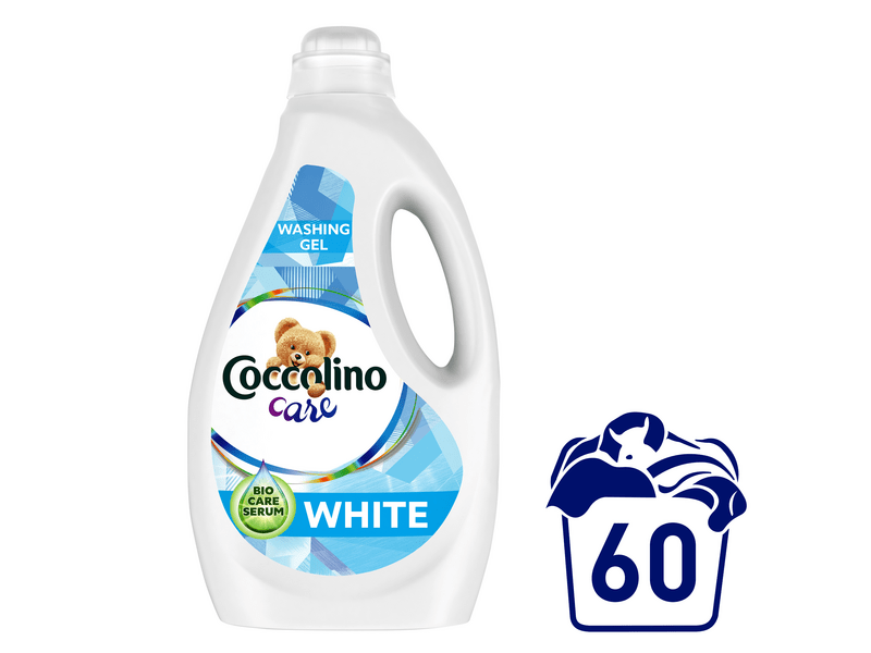 Coccolino Care mosószer fehér ruhákhoz, 2,4 L