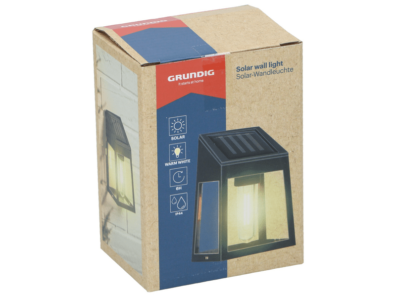 Grundig Solar falilámpa, melegfényű