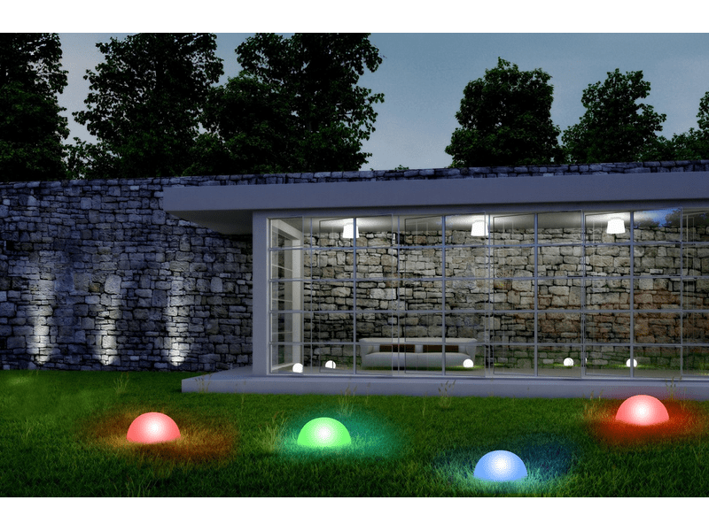 Grundig Solar kerti lámpa, leszúrható félgömb, 5 db