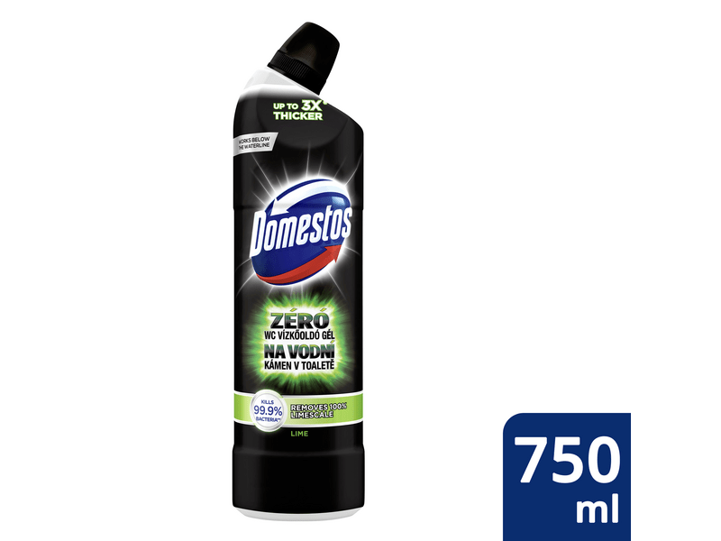 Domestos Zéró WC Vízkőoldó, Lime, 750ml