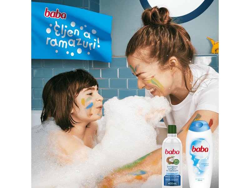 Baba Lanolin tusfürdő utántöltő, 5L