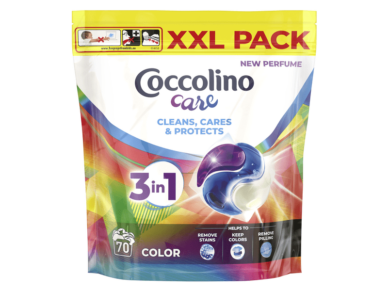 Coccolino Care XXL Mosókapszula, Színes, 70 db